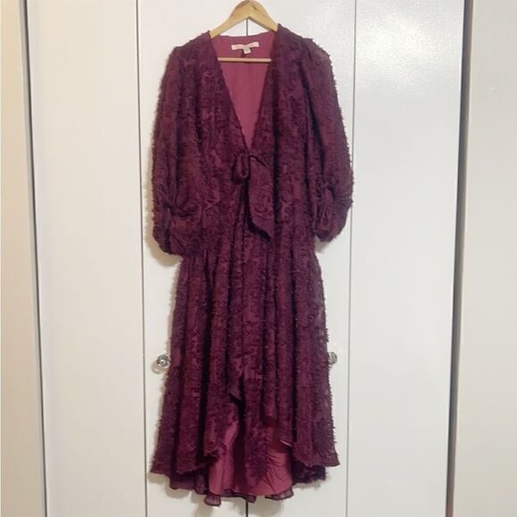 Anthropologie Hutch Rosa Floral Wrap Maxi Dress Size XSP - Picture 7 of 10